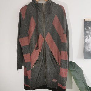 Nikita Long Line Zipped Sweater